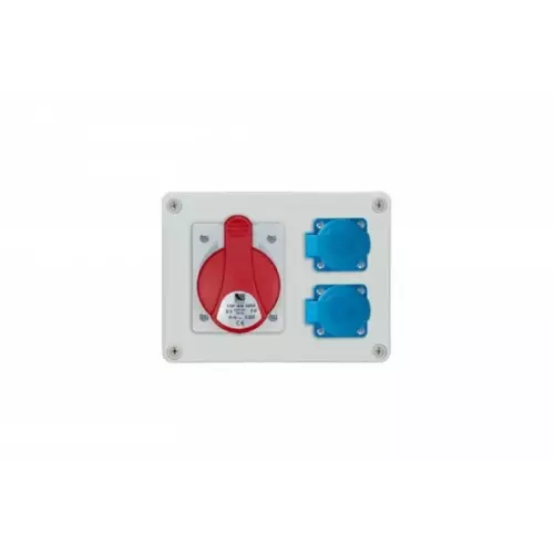 Rozdzielnica stacjonarna R-BOX 190 1x32A/5P 2x250V IP44 | PAWBOL | B.1603 1
