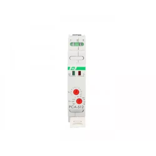 Przekaźnik czasowy 1P 10A 0,1sek-576h opóźnione wyłaczenie | F&F | PCA-512 1