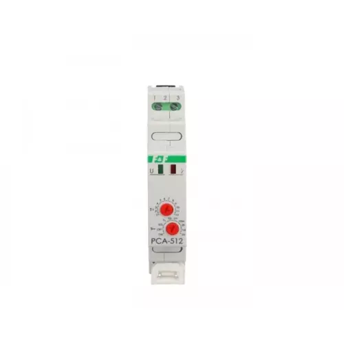 Przekaźnik czasowy 1P 10A 0,1sek-576h 12-/DC opóźnione | F&F | PCA-512UNI 1