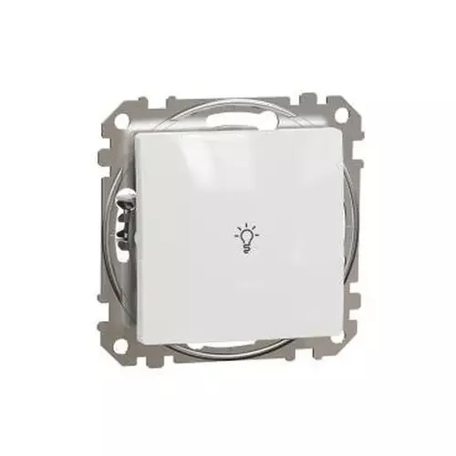 Przycisk "światło" biały IP20 Sedna Design Schneider Electric SDD111132 1