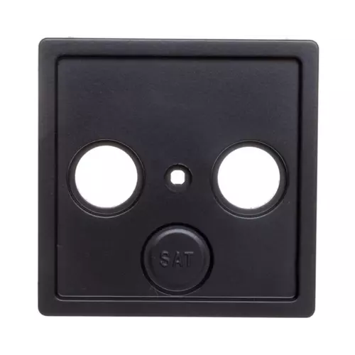 Plakietka centralna gniazda antenowego 2/3 wyjścia antracyt | 12036086 1