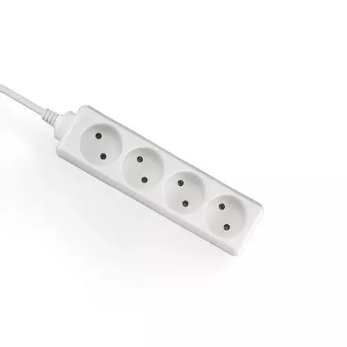Przedłużacz 4 gniazda 5m bez uziemienia Elgotech EPS-45 1