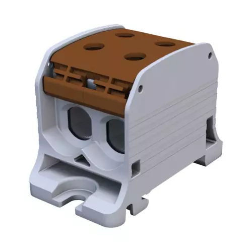 Złączka szynowa gwintowa Al/Cu STB 50-2 SIMBLOCK brązowy | Simet | 81002015 1