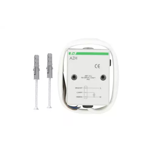 Automat zmierzchowy 10A 230V 2-1000lx obudowa IP65 | F&F | AZ | AZH 1