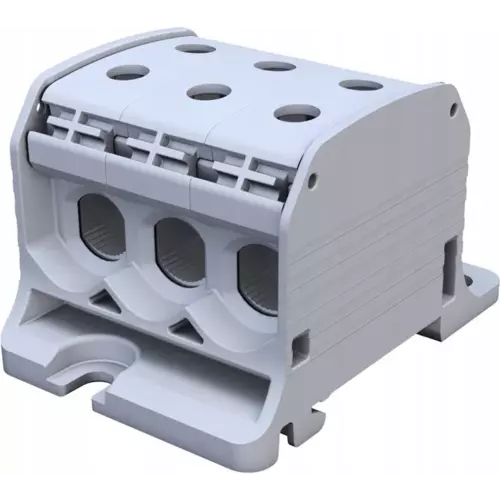 Złączka szynowa gwintowa Al/Cu szary Simet STB 50-3 87360 1