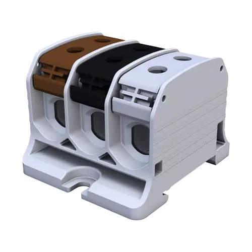 Złączka szynowa gwintowa Al/Cu STB 50-3X SIMBLOCK brą/cza/sza | 81004022 1