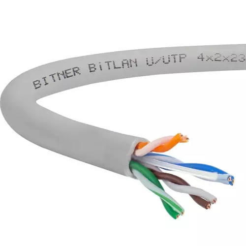 Kabel UTP kat.6 U/UTP 4x2x0,54 305m | BITNER | TI0044 305 1