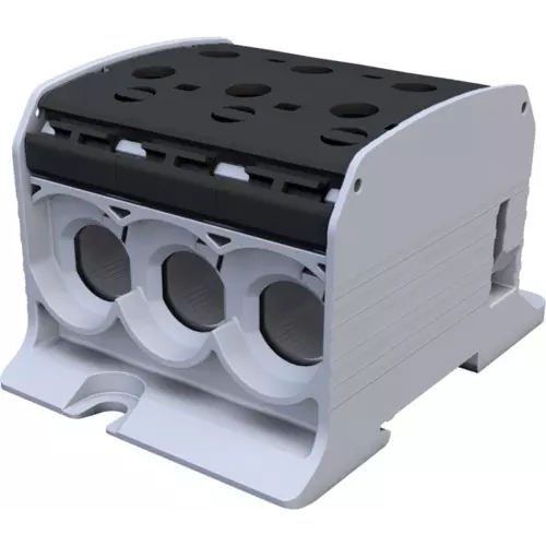 Złączka szynowa gwintowa Al/Cu STB 95-3 SIMBLOCK czarny | Simet | 81103007 1