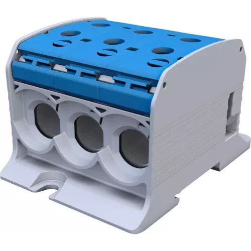 Złączka szynowa gwintowa Al/Cu STB 95-3 SIMBLOCK niebieski | 81103003 1