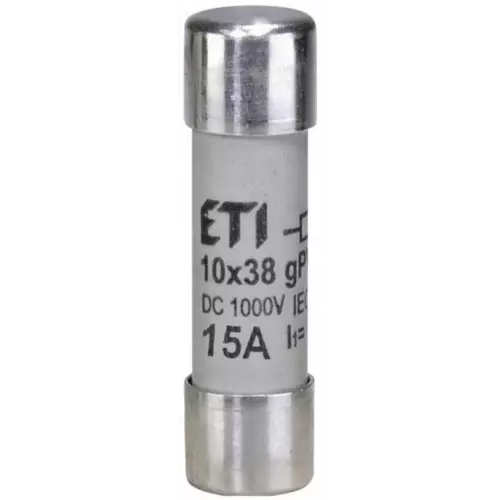 Wkładka bezpiecznikowa cylindryczna PV 10x38mm 15A gPV CH10 | 002625080 1