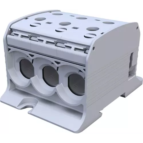 Złączka szynowa gwintowa Al/Cu STB 95-3 SIMBLOCK szary | Simet | 81103002 1