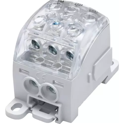 Blok rozdzielczy uniwersalny Al/Cu SUB 220 SIMBLOCK szary | 81650002 1