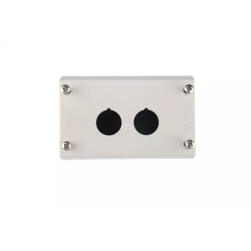 Obudowa kasety 2-otworowa 22mm szara IP67 M22-I2 | EATON | 216537 1