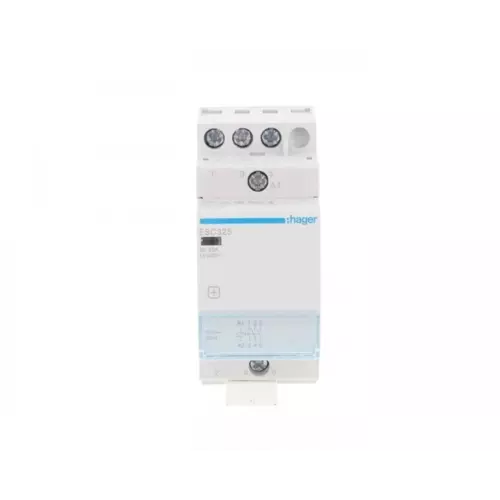 Stycznik modułowy 25A 3Z 0R | HAGER POLO | Styczniki ESC | ESC325 230V AC 1