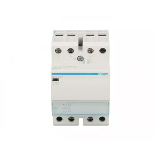 Stycznik modułowy 40A 3Z 0R | HAGER POLO | Styczniki ESC | ESC340 230V AC 1