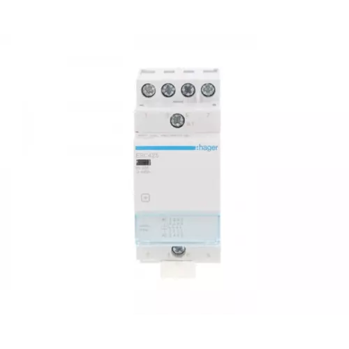 Stycznik modułowy 25A 4Z 0R | HAGER POLO | Styczniki ESC | ESC425 230V AC 1