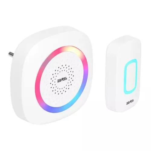 Dzwonek bezprzewodowy sieciowy POP II biały TYP ST-920W | SUN10000501 1