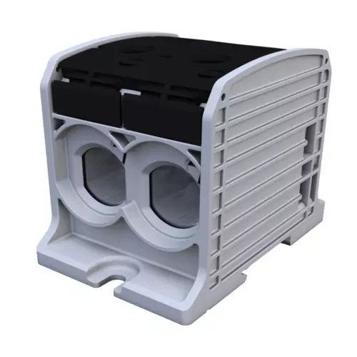 Złączka szynowa gwintowa Al/Cu STB 185-2 SIMBLOCK czarny | Simet | 81202007 1