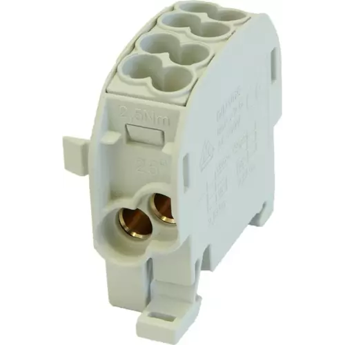 Blok rozdzielczy odgałęźny Al/Cu SCB 25 SIMBLOCK szary | Simet | 81501002 1