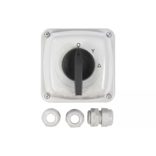 Łącznik krzywkowy gwiazda-trójkąt 3P 40A IP44 40-23 w obudowie | 924013 1