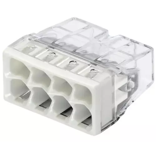 Szybkozłączka 8x0,5-2,5 mm2 transparentna Compact Wago 2273-208 1