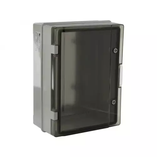 Szafka rozdzielcza hermetyczna 40x30x17cm IP65 przeźroczysta | c.1602-p 1