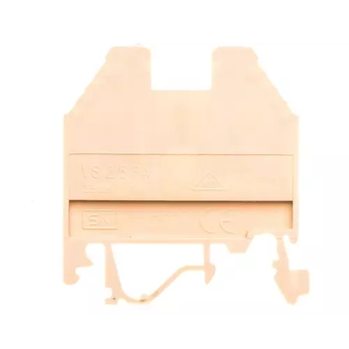 Złączka szynowa gwintowa 2,5mm2 beżowa VS 2,5 PA | ETI-POLAM | 003901000 1