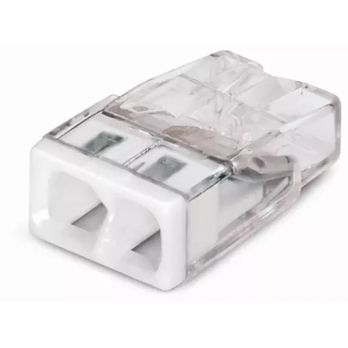 Szybkozłączka 2x 0,5-2,5mm2 transparentna /opakowanie | 2273-202/995-040 1