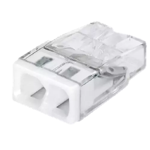 Szybkozłączka 2x0,5-2,5 mm2 transparentna Compact Wago 2273-202 1
