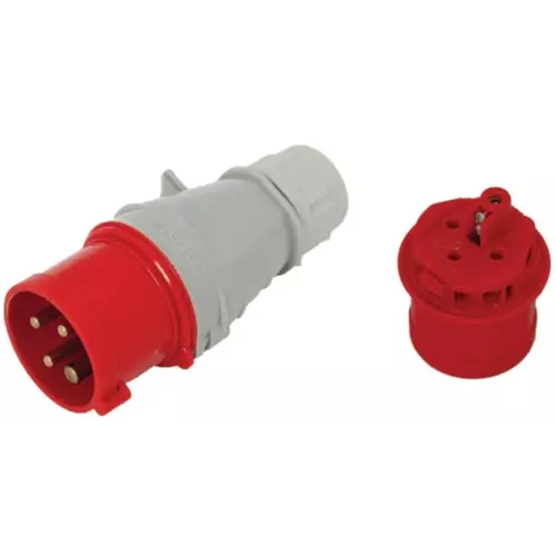 Wtyczka izolacyjna przenośna 16A 400V 5P IP44 /zaciski gwintowe/ | 105 1