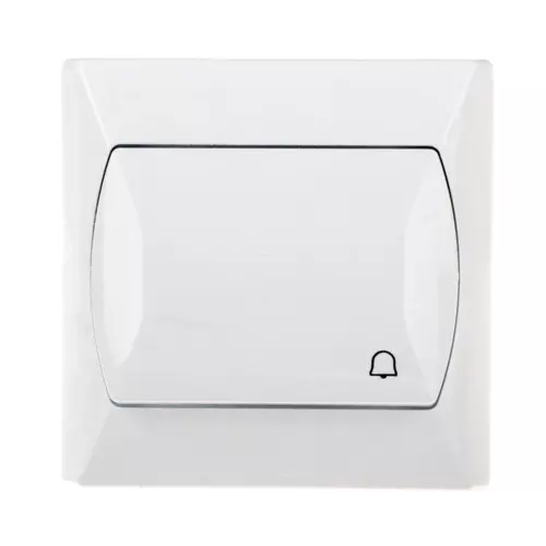 Przycisk /dzwonek/ biały | OSPEL | AKCENT | ŁP-6A/00 1