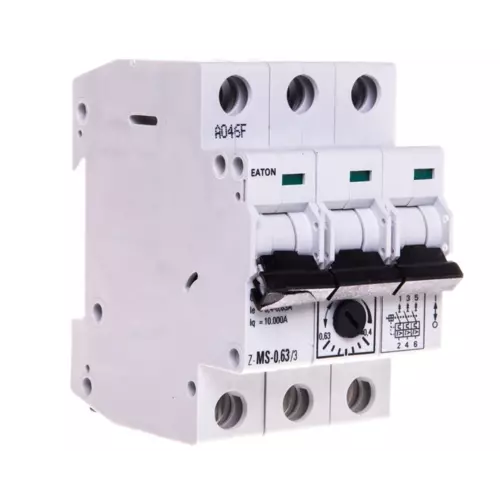 Wyłącznik silnikowy 3P 0,18kW 0,4-0,63A | EATON | Z-MS | 248405 1