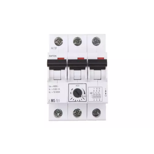 Wyłącznik silnikowy 3P 0,25kW 0,63-1A | EATON | Z-MS | 248406 1