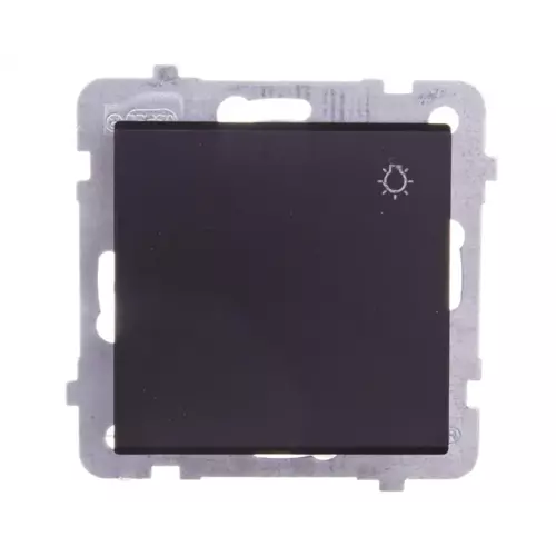 Przycisk /światło/ czarny metalik | OSPEL | SONATA | ŁP-5R/m/33 1