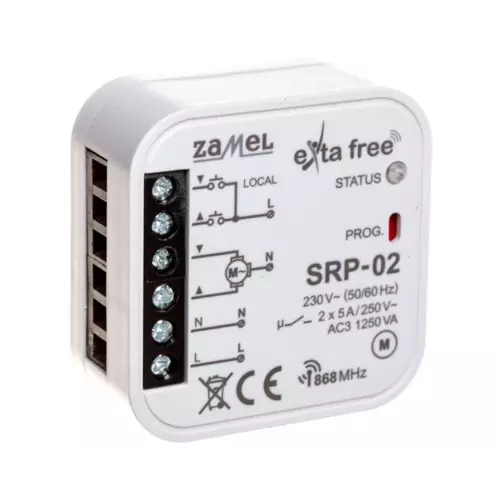 Sterownik rolet dopuszkowy SRP-02 | ZAMEL | EXTA FREE | EXF10000079 1