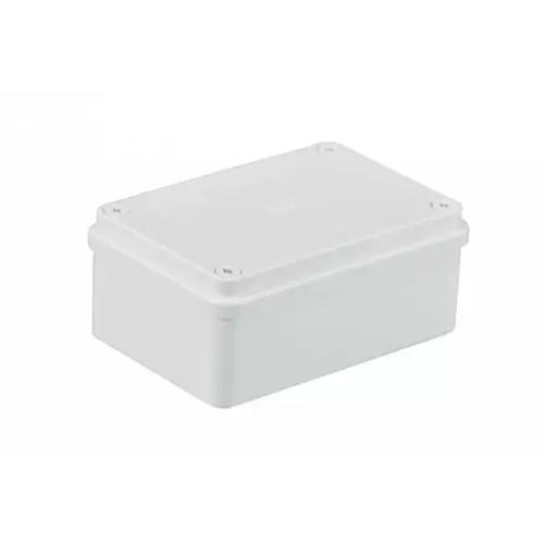 Puszka n/t hermetyczna 120x80x50 bez dławików IP56 biała | S-BOX 216B 1
