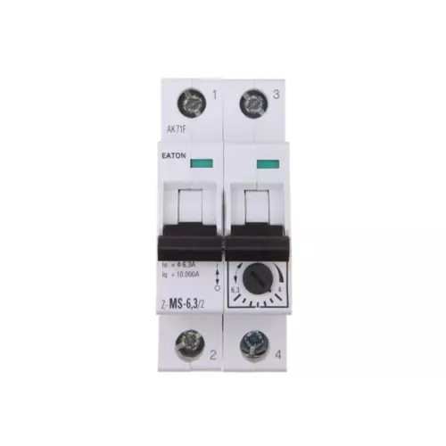 Wyłącznik silnikowy 2P 0,75kW 4-6,3A | EATON | Z-MS | 248397 1