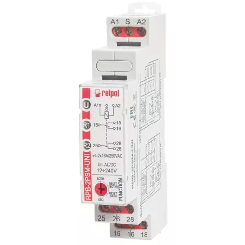 Przekaźnik bistabilny sekwencyjny z pamięcią 2P 16A 12.../DC | RPB | 864392 1