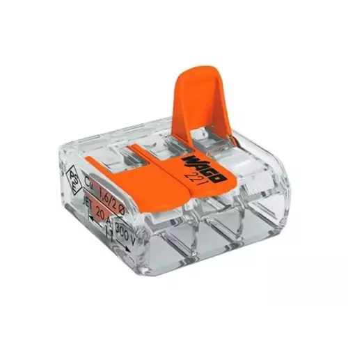 Szybkozłączka 3x0,2-4mm 221-413 z dźwigniami zwalniającymi Wago 221-413 1