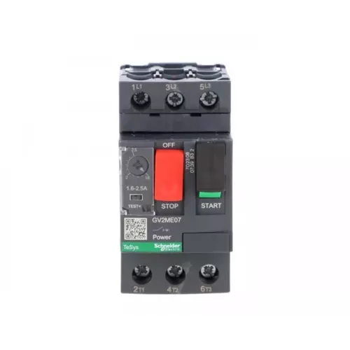 Wyłącznik silnikowy 3P 0,75kW 1,6-2,5A | Schneider | TeSys Deca | GV2ME07 1