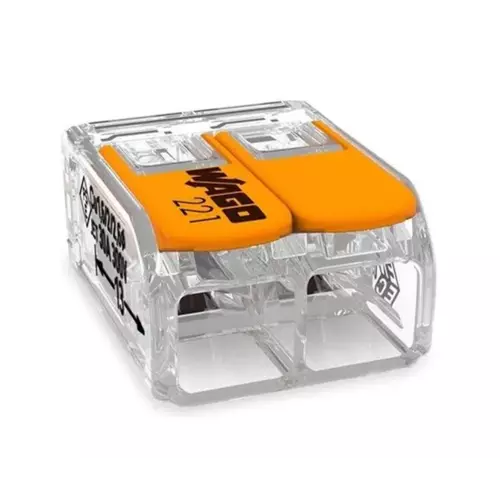 Szybkozłączka z dźwigniami zwalniającymi 2x0.5-6mm Wago 221-612 1