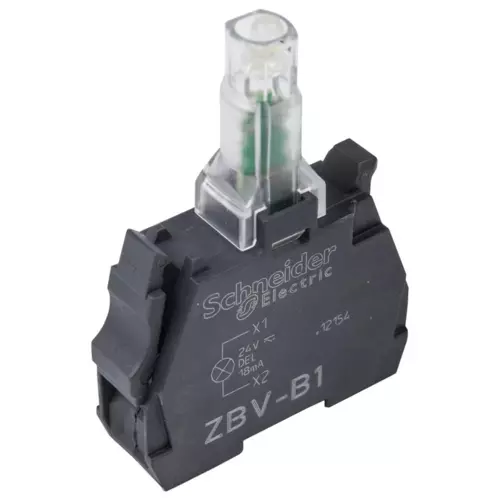 XB4 Zestaw świetlny Ø22 biały LED 24V | Schneider | Harmony | ZBVB1 1