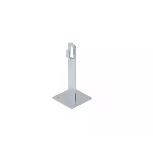 Uchwyt dachowy zaciskany z płytką L-150mm fi 6-8mm 15.1 | OC | 91500101 1