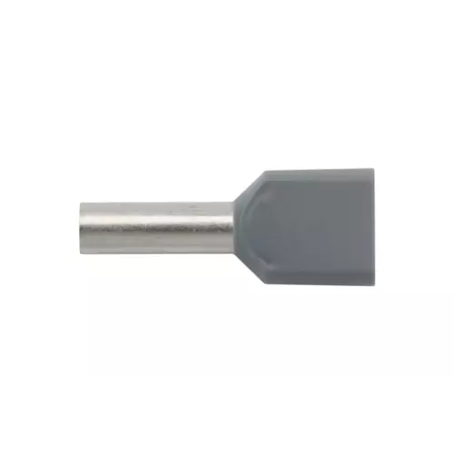 Końcówka tulejkowa izolowana 2X4/12 szara | ERGOM | HI | E08KH-02020102101 1