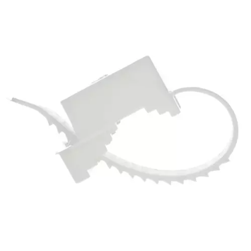 Uchwyt paskowy 9x60mm biały 22 | ELEKTRO-PLAST Opatówek | UP | 12.1 1