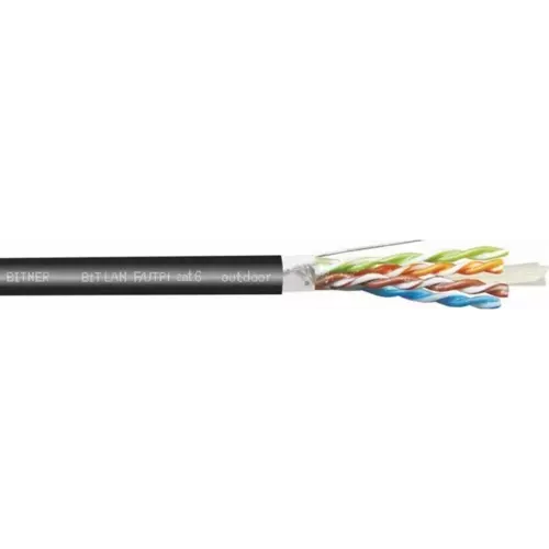 Kabel teleinformatyczny BiTLAN F/UTPf 4x2xAWG23 kat.6 zewnętrzny | TI0055 1