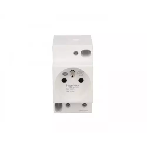 Gniazdo modułowe 2P+Z 16A 250V na szynę iPC | Schneider | Acti9 | A9A15306 1