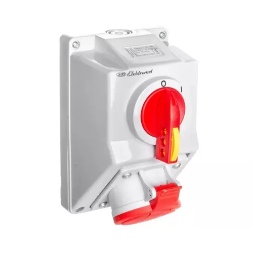 Zestaw instalacyjny z gniazdem 5P 32A IP54 C32-18N | ELEKTROMET | 974005 1