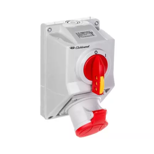 Zestaw instalacyjny z gniazdem 4P 32A IP54 C32-18 | ELEKTROMET | 974001 1