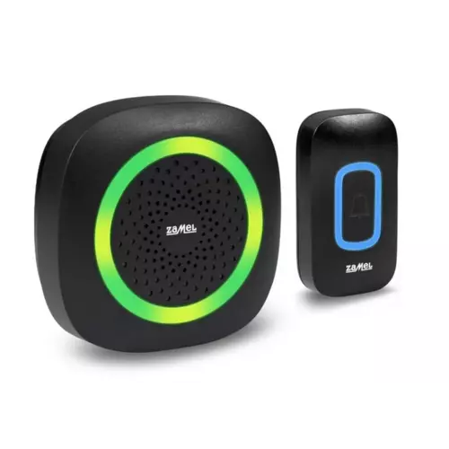 Dzwonek bezprzewodowy bateryjny DANCE II czarny ST-420B 300m | SUN10000495 1